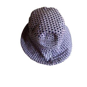 Yacan Purple & Lavender Checkered Bucket Hat